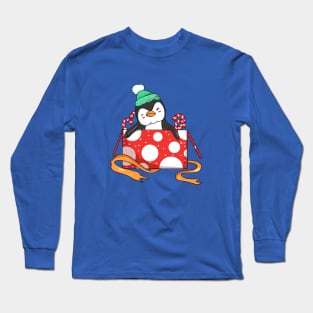 Christmas Penguin Long Sleeve T-Shirt